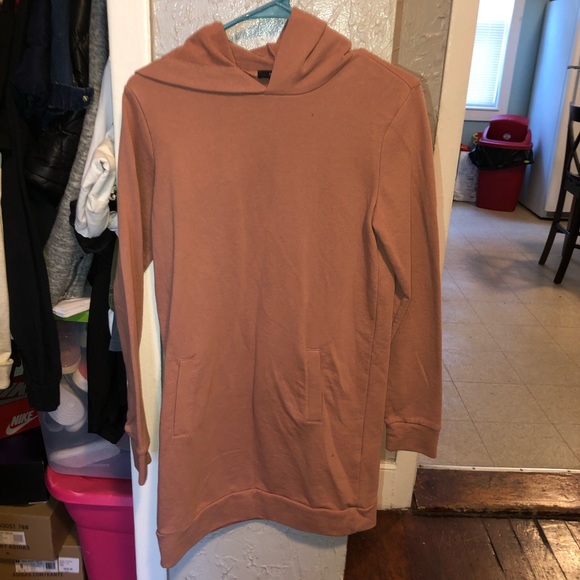 Forever 21 Dresses & Skirts - F21 dusty rose oversized hoodie Forever 21 Dresses & Skirts - F21 dusty rose oversized hoodie